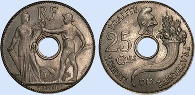 Concours 25 Centimes essai PETER Grand Module